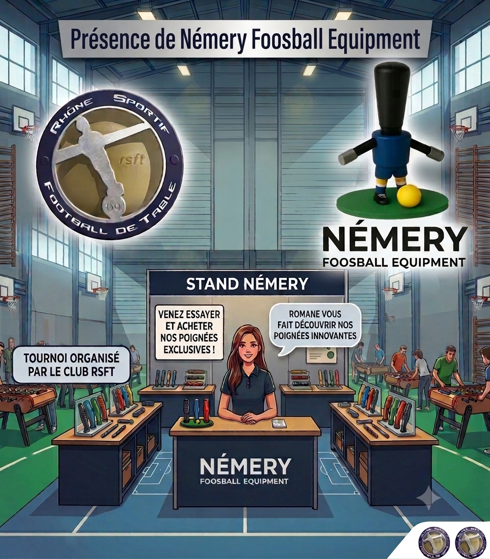 Némery Foosball Equipment au 6ème Open National du Grand Lyon